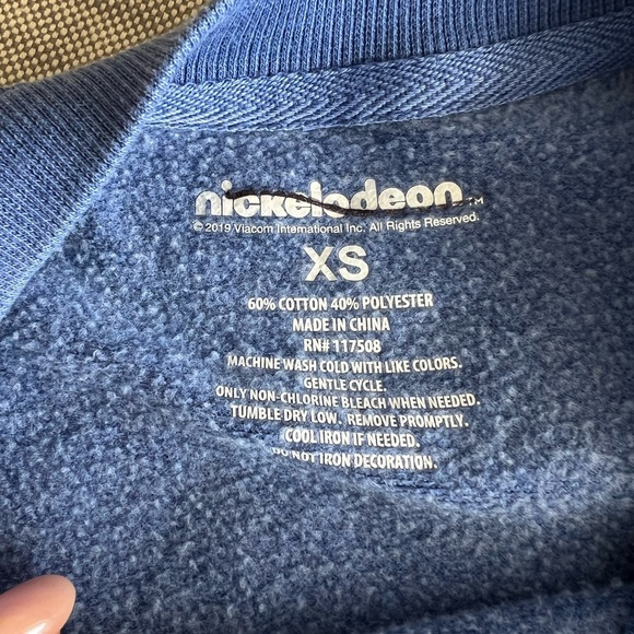 Nickelodeon Rugrats crewneck sweatshirt extra small, EUC, see photos, cartoon - Picture 5 of 5